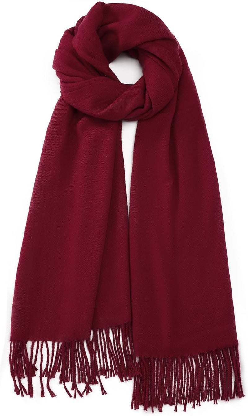 Ymomode Store Scarfs for Women Pashmina Shawls and Wraps for Evening Dress Bridesmaid Wedding Bridal Winter Warm Long Large Scarves - Image 1